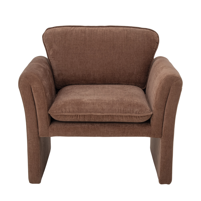 Billede af Lounge Stol i brun polyester - Paseo