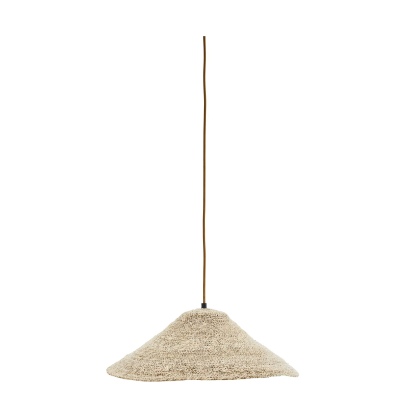 Loftlampe i Moonj grass - naturfarvet