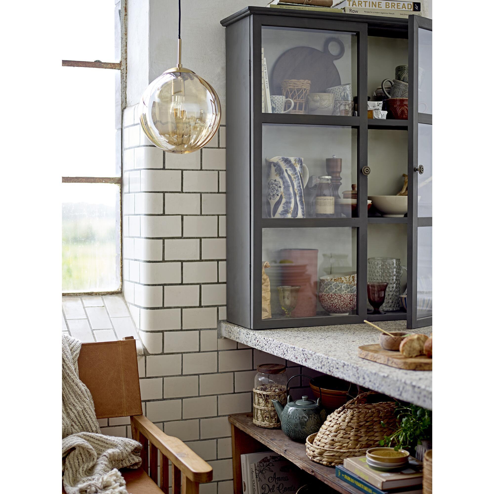  Heloise Pendel i glas - brun fra Bloomingville i Glas (Varenr: 82059676)