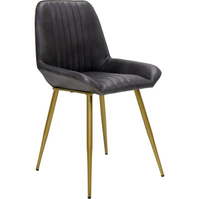 Comfort spisebordsstol i læder - Mat Sort MA0118 fra Trademark Living