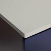  Study Konsolbord - Sort, Mørkeblå, Grå fra Hübsch Interiør i Ask, Stål (Varenr: 021930)