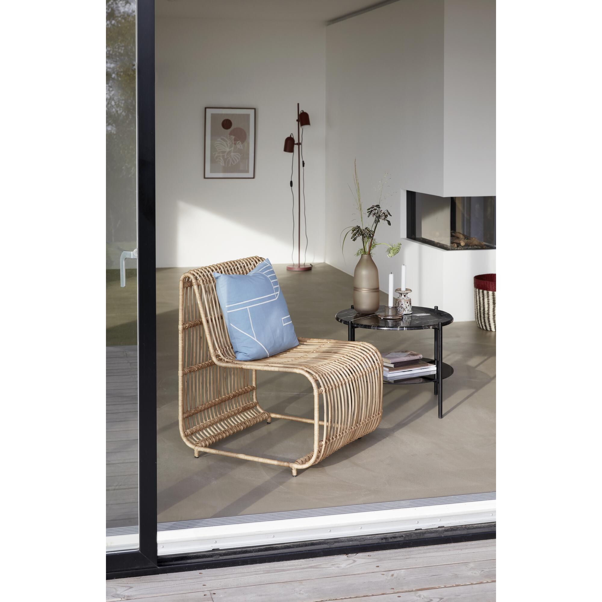  Stunning Sofabord - Sort fra Hübsch Interiør i Glas, Jern, Marmor (Varenr: 020805)