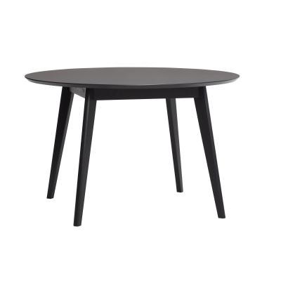  Stay Spisebord Rund - Sort fra Hübsch Interiør i Egetræ (Varenr: 051101)