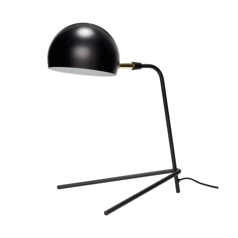 Billede af Peace Bordlampe - Sort, Messingfarve
