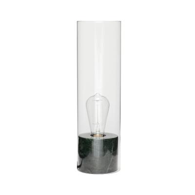  Elegant Bordlampe - Grøn fra Hübsch Interiør i Glas, Marmor (Varenr: 890401)