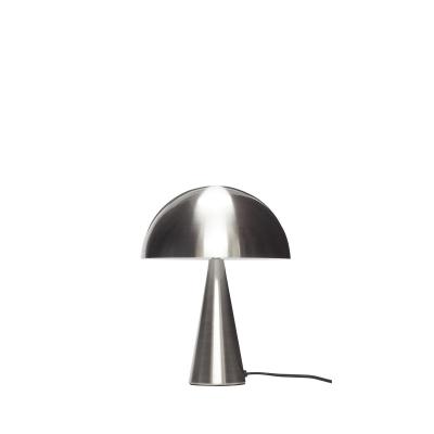  Mush Bordlampe Mini - Børstet Stål fra Hübsch Interiør i Jern (Varenr: 991109)