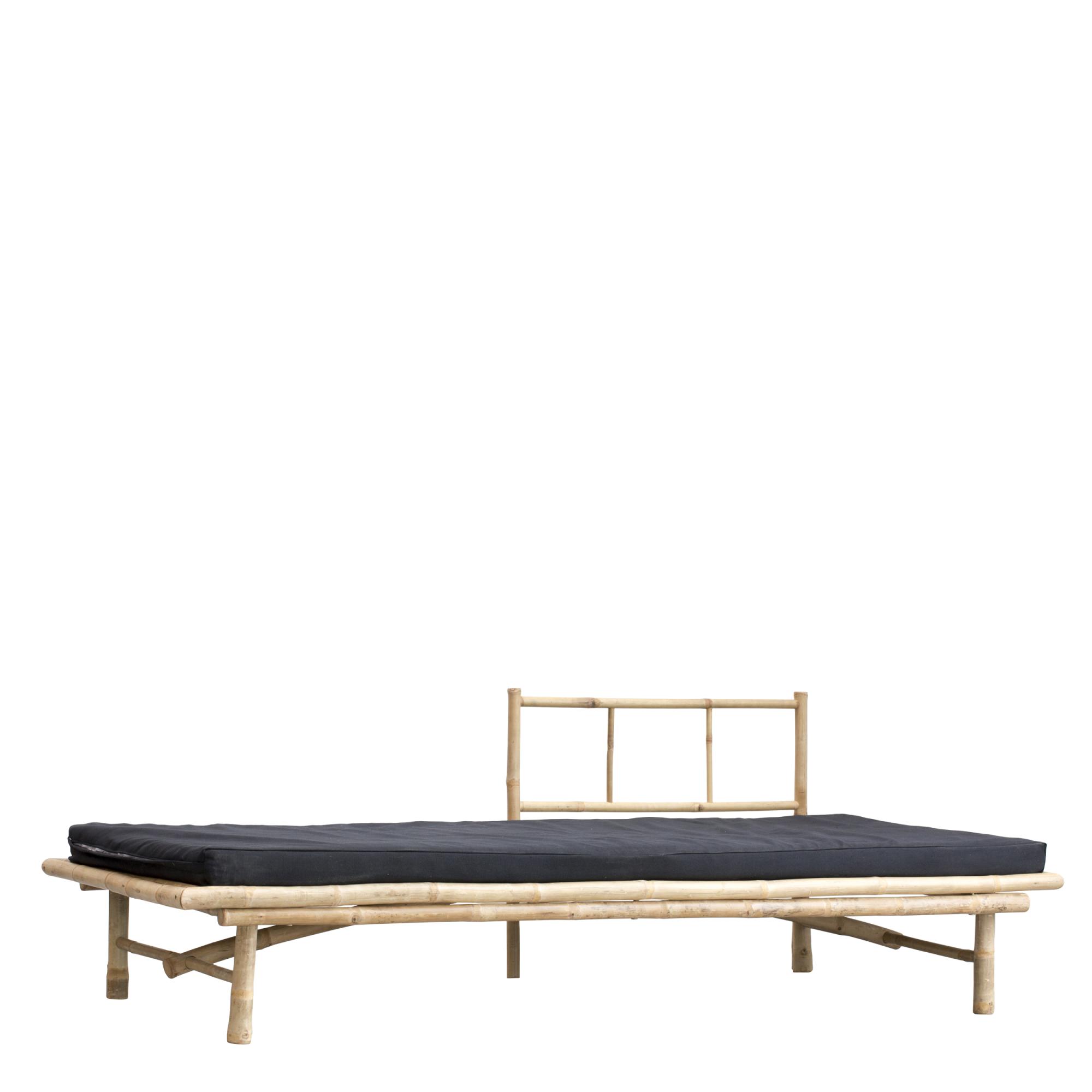  Mandisa daybed i bambus - 215 cm - sort fra LENE BJERRE i Bambus (Varenr: A00007581)