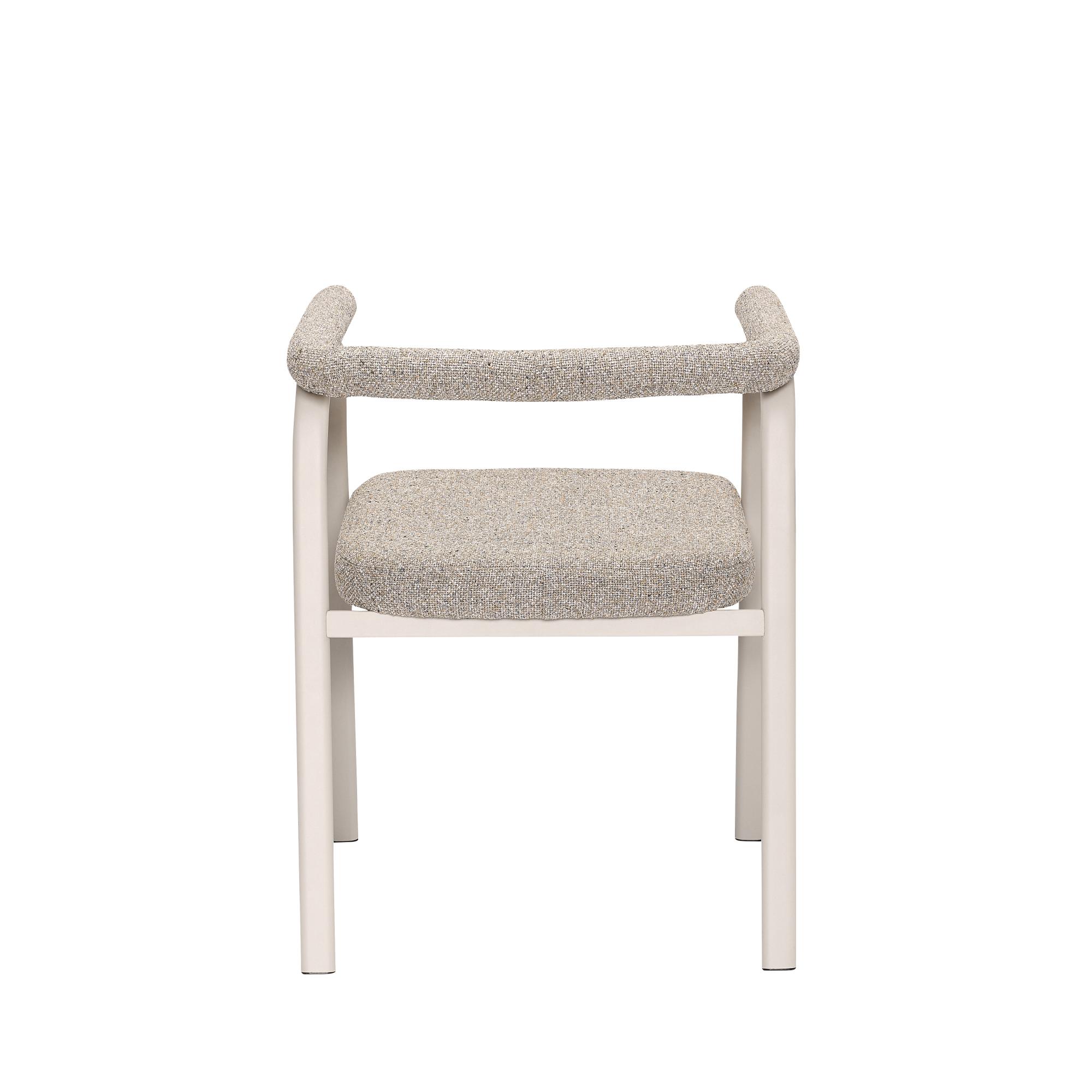  Ecto Spisestol - Sand fra Hübsch Interiør i Jern, Polyester (100%) (Varenr: 391902)