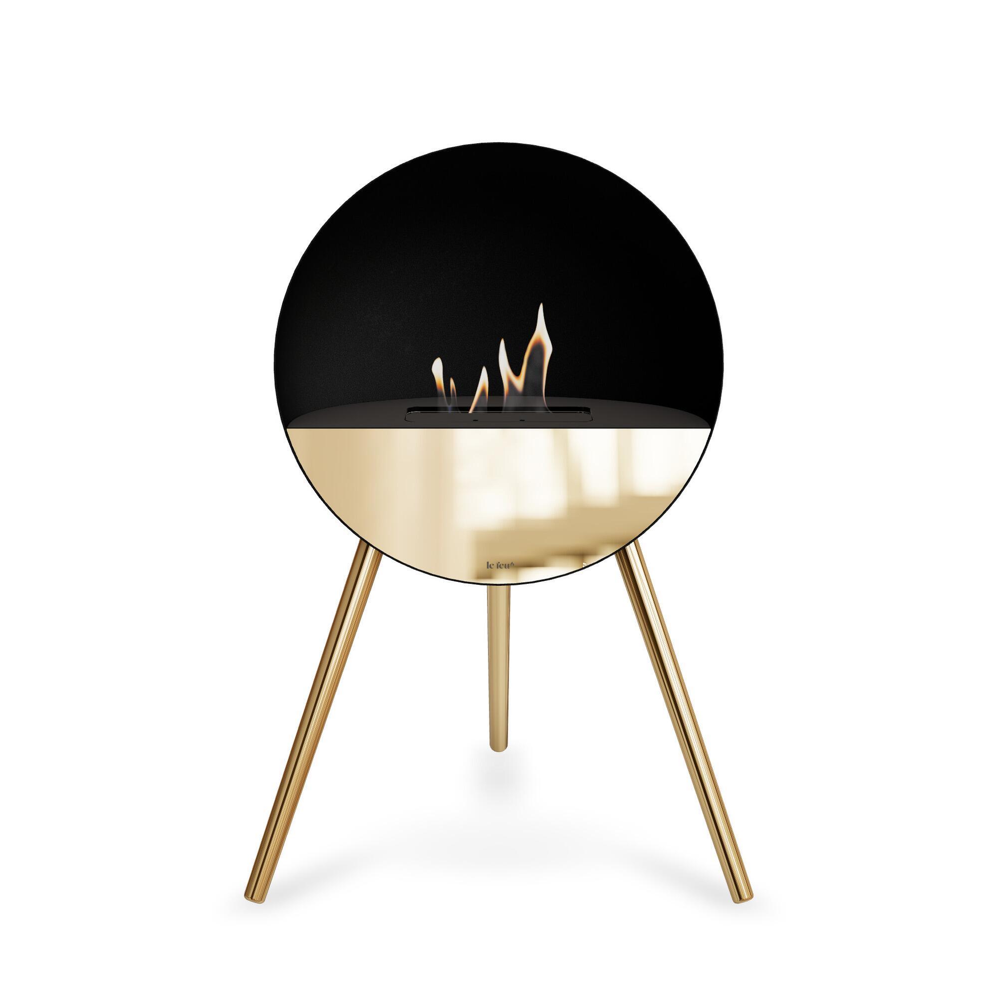  Sort biopejs - Eye - sort og rose gold front - ben i rose gold fra Le Feu (Varenr: 802100)