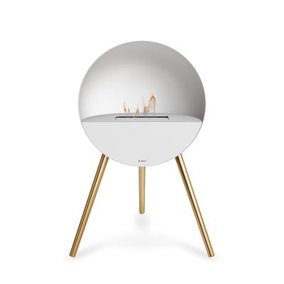 Hvid biopejs - Eye - hvid front - ben i rose gold fra Le Feu (Varenr: 802170)