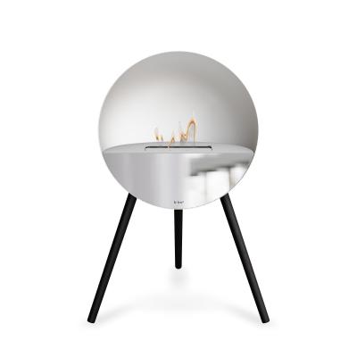  Hvid biopejs - Eye - hvid og spejl front - ben i sort fra Le Feu (Varenr: 803548)