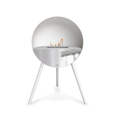  Hvid biopejs - Eye - hvid og spejl front - ben i hvid fra Le Feu (Varenr: 803549)