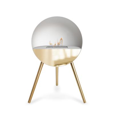  Hvid biopejs - Eye - hvid og rose gold front - ben i rose gold fra Le Feu (Varenr: 802210)