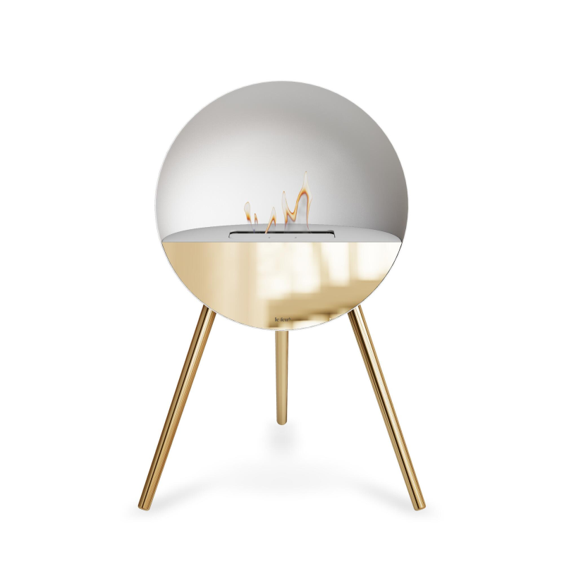 Hvid Biopejs Eye Hvid Rose Gold Front Ben Rose Gold
