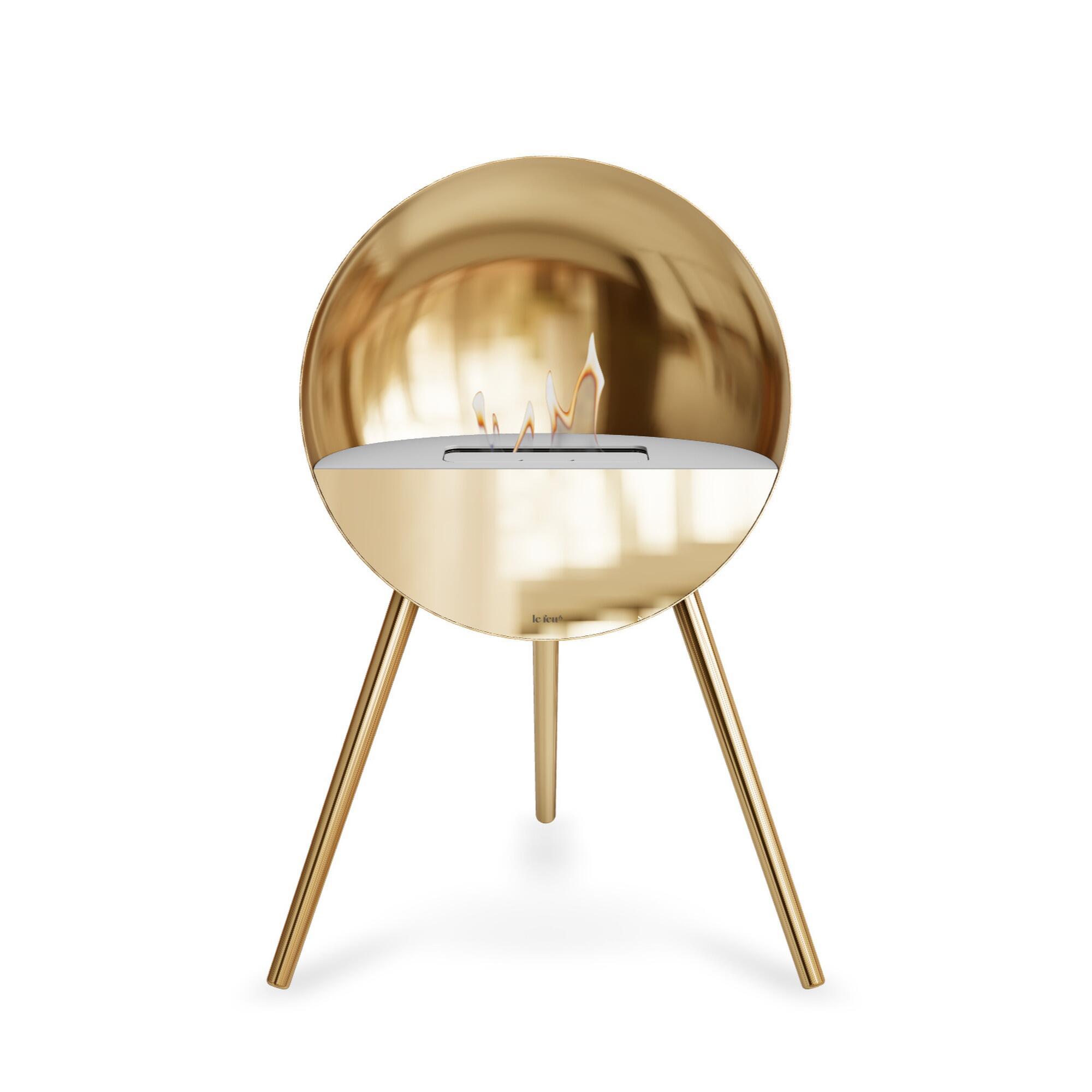  Rose Gold biopejs - Eye - hvid og rose gold front - ben i rose gold fra Le Feu i Beton (Varenr: 803392)