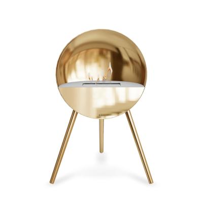  Rose Gold biopejs - Eye - hvid og rose gold front - ben i rose gold fra Le Feu i Beton (Varenr: 803392)