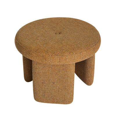  Rocco Puf Okker fra Hübsch Interiør i Polyester (100%) (Varenr: 022014)