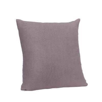  Ori Pude Beige/Lilla fra Hübsch Interiør i Bomuld (75%), Linned (10%), Polyester (15%) (Varenr: 522001)