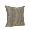  Ori Pude Beige/Sort fra Hübsch Interiør i Bomuld (75%), Linned (10%), Polyester (15%) (Varenr: 522002)