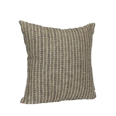  Ori Pude Beige/Sort fra Hübsch Interiør i Bomuld (75%), Linned (10%), Polyester (15%) (Varenr: 522002)