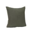  Ori Pude Beige/Sort fra Hübsch Interiør i Bomuld (75%), Linned (10%), Polyester (15%) (Varenr: 522002)
