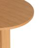  Koohi Sidebord Natur fra Hübsch Interiør i MDF, Egetræsfiner (Varenr: 882001)