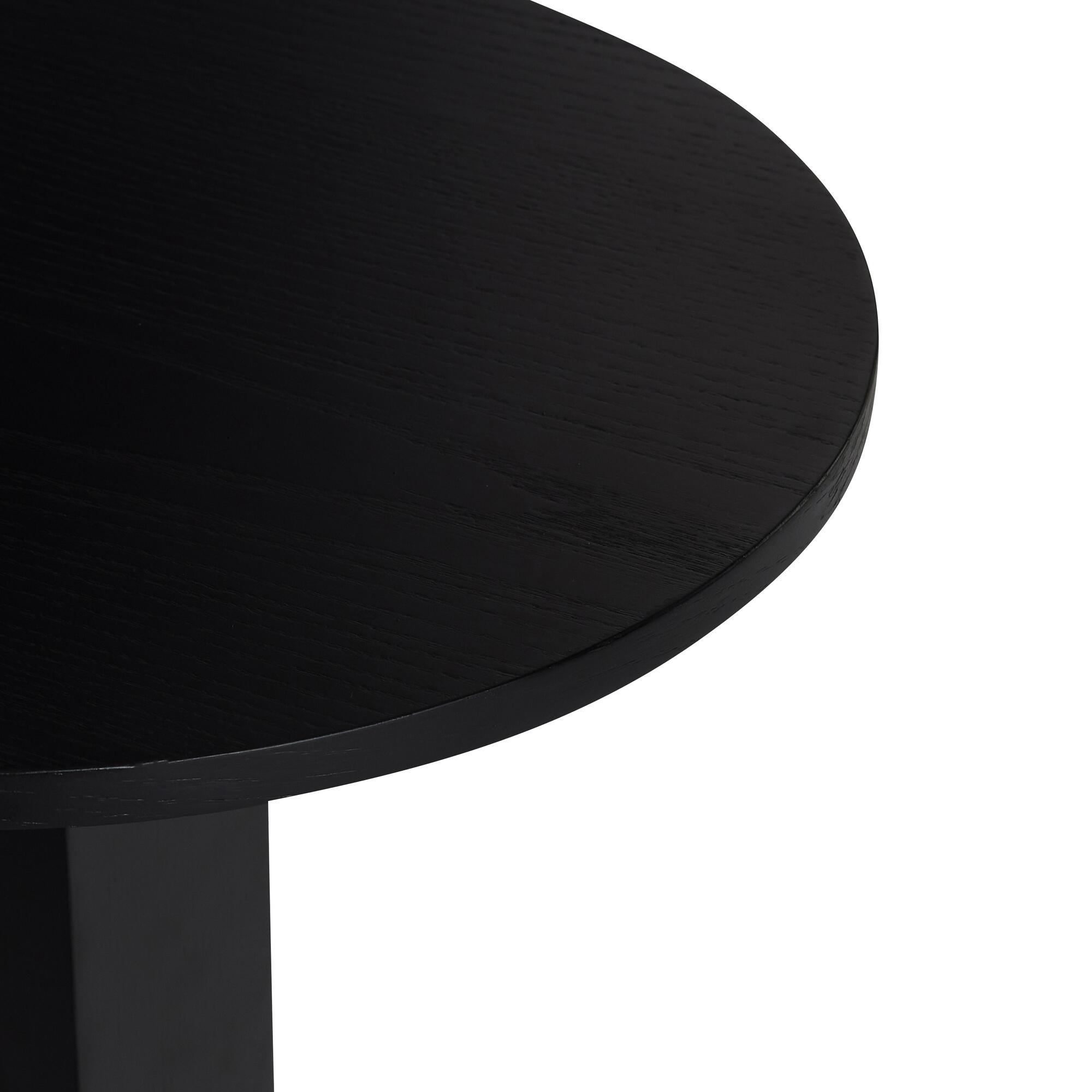  Koohi Sidebord Sort fra Hübsch Interiør i MDF, Egetræsfiner (Varenr: 882002)