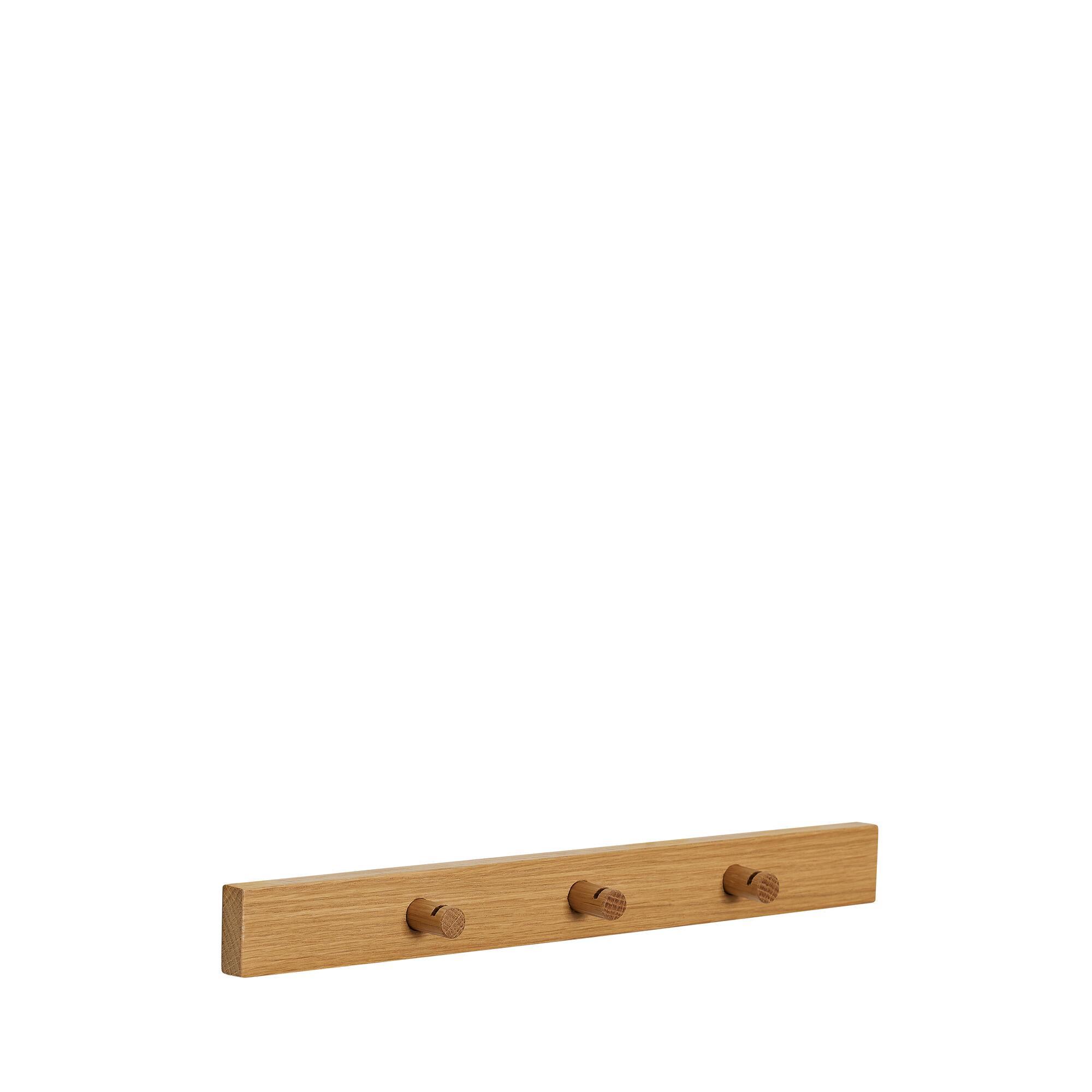  Cosplay Knagerække Natur fra Hübsch Interiør i MDF, Egetræsfiner, Egetræ (Varenr: 882005)
