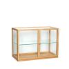  Poetic Udstillingsmontre Large Natur fra Hübsch Interiør i Glas, MDF, Egetræsfiner, Egetræ (Varenr: 882006)