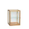  Poetic Udstillingsmontre Small Natur fra Hübsch Interiør i Glas, MDF, Egetræsfiner, Egetræ (Varenr: 882007)