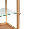 Poetic Udstillingsmontre Small Natur fra Hübsch Interiør i Glas, MDF, Egetræsfiner, Egetræ (Varenr: 882007)
