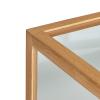  Poetic Udstillingsmontre Natur fra Hübsch Interiør i Glas, MDF, Egetræsfiner, Egetræ (Varenr: 882008)