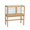  Poetic Udstillingsmontre Natur fra Hübsch Interiør i Glas, MDF, Egetræsfiner, Egetræ (Varenr: 882008)