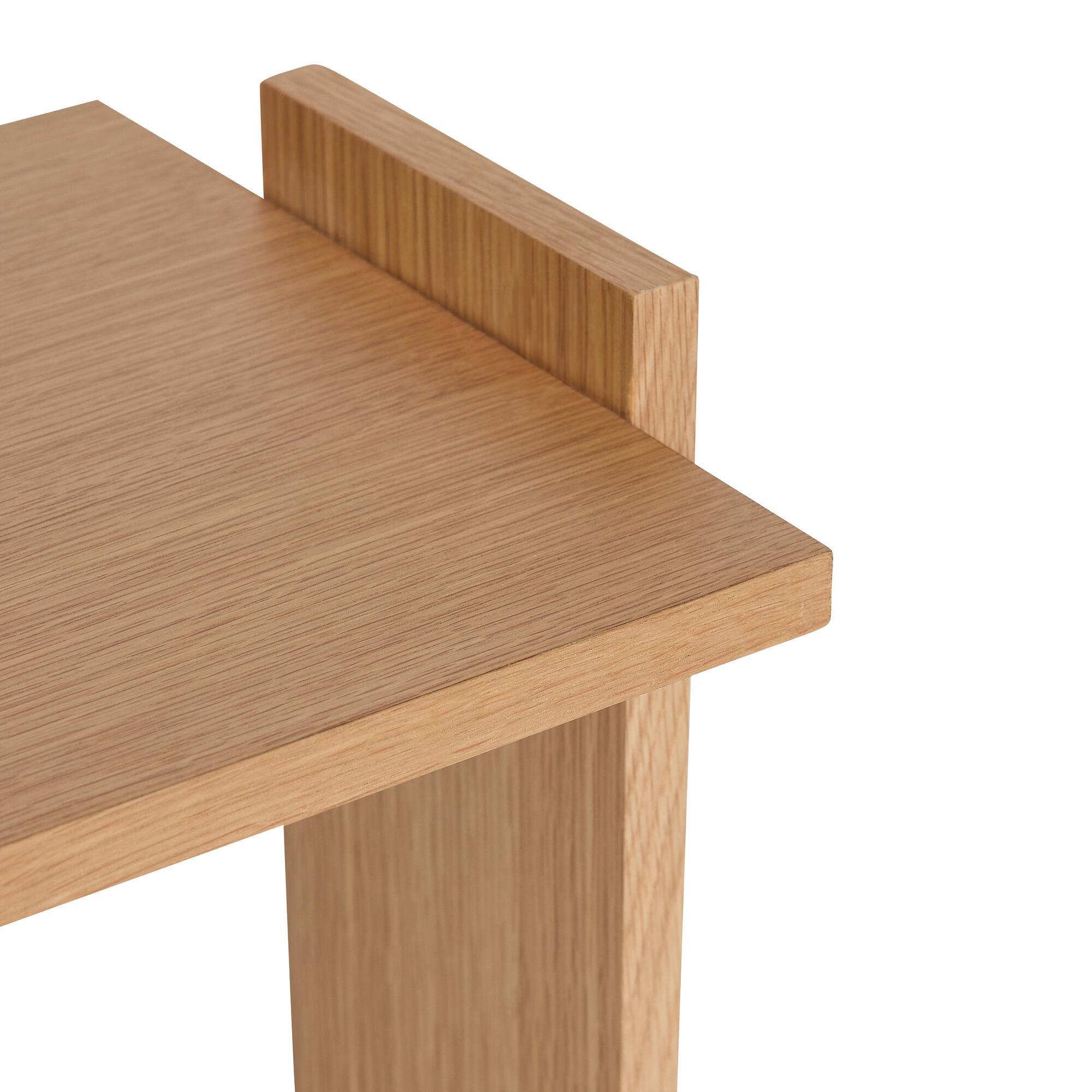  Futu Sidebord Natur fra Hübsch Interiør i MDF, Egetræsfiner (Varenr: 882011)