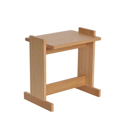  Futu Sidebord Natur fra Hübsch Interiør i MDF, Egetræsfiner (Varenr: 882011)
