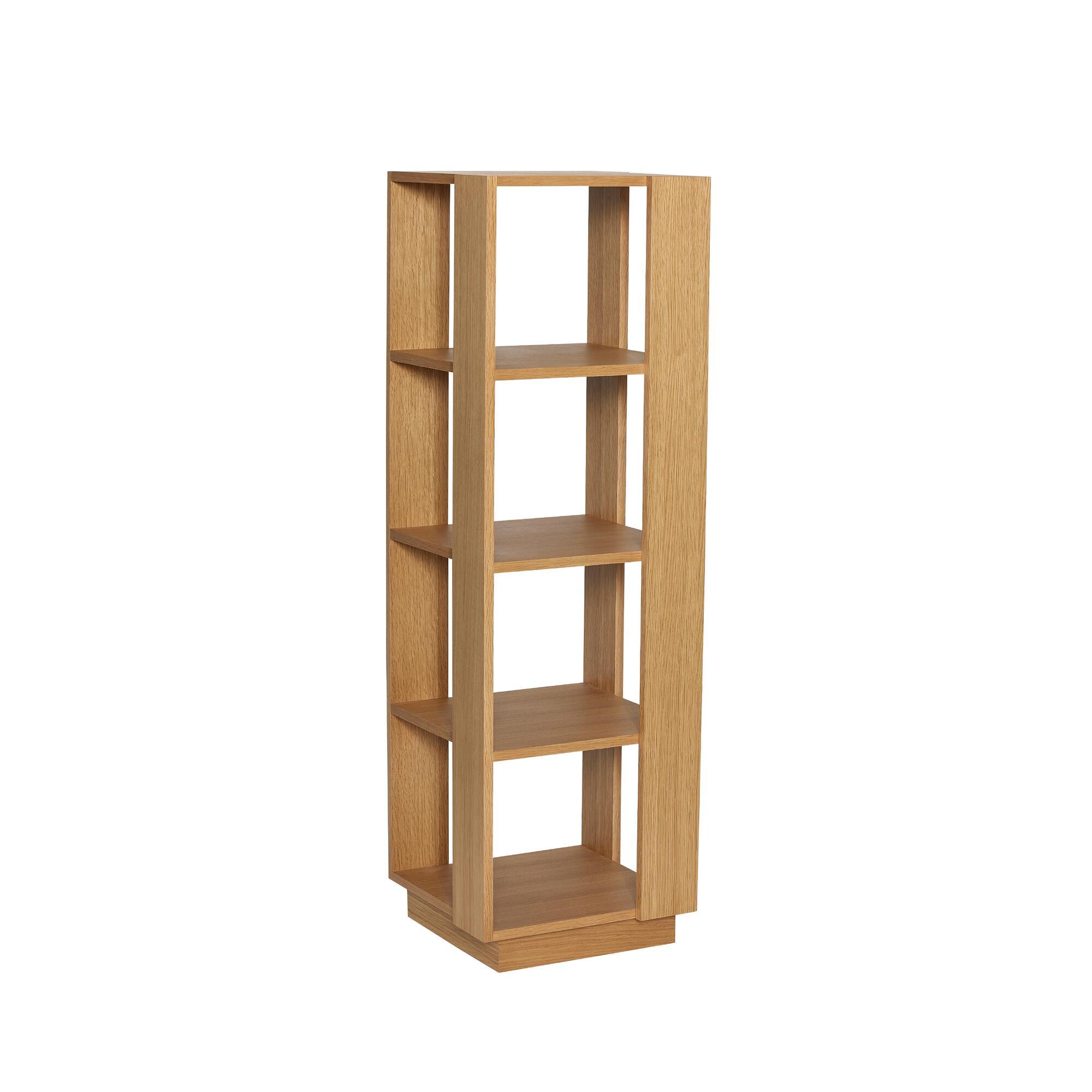  Merge Reol Natur fra Hübsch Interiør i MDF, Egetræsfiner (Varenr: 882012)