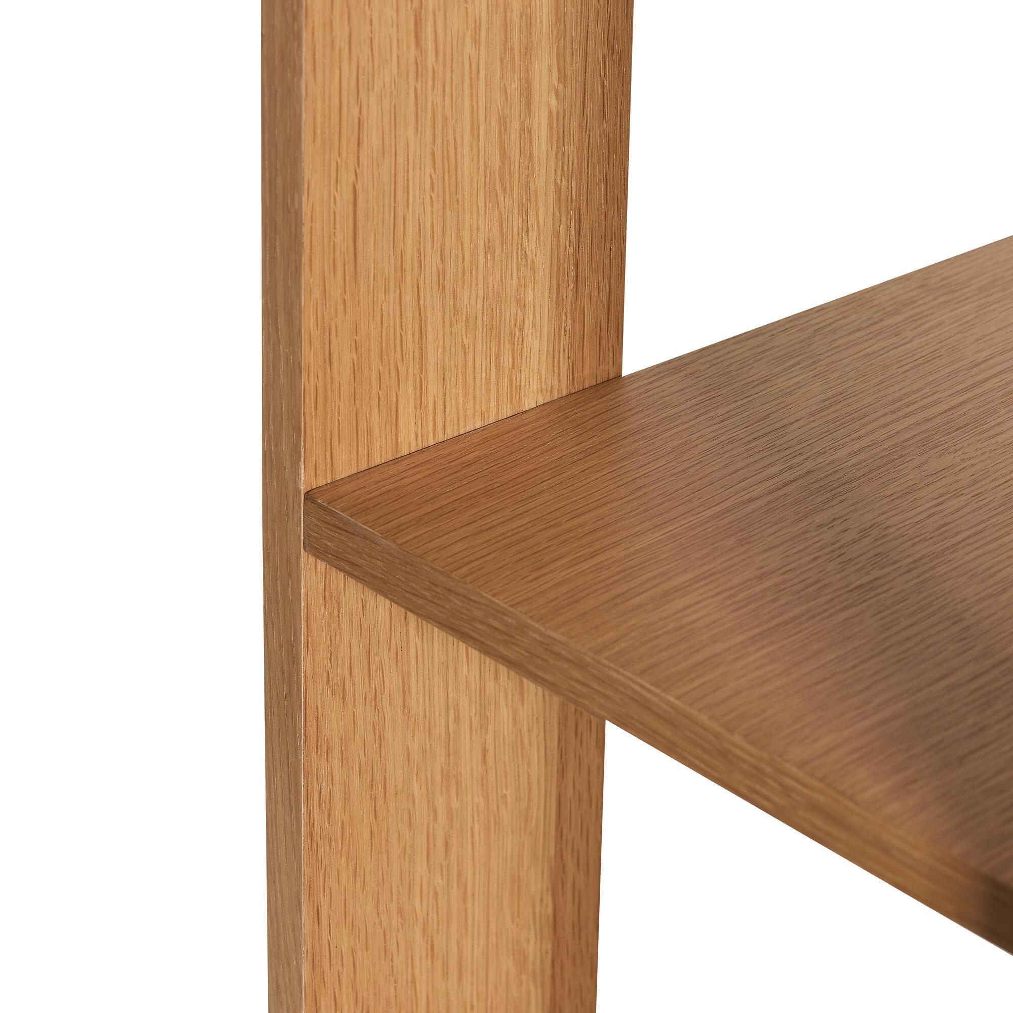  Merge Reol Natur fra Hübsch Interiør i MDF, Egetræsfiner (Varenr: 882012)
