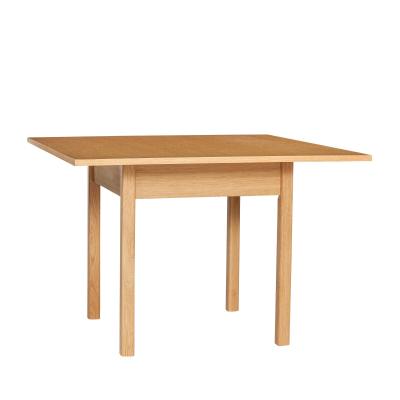  Geo Spisebord Natur fra Hübsch Interiør i MDF, Egetræsfiner, Egetræ (Varenr: 882025)
