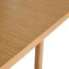  Geo Spisebord Natur fra Hübsch Interiør i MDF, Egetræsfiner, Egetræ (Varenr: 882025)