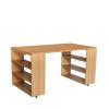  Utility Skrivebord Natur fra Hübsch Interiør i MDF, Egetræsfiner (Varenr: 882026)