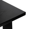  Poke Skrivebord Sort fra Hübsch Interiør i MDF, Egetræsfiner, Egetræ (Varenr: 882027)