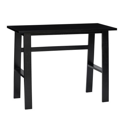  Poke Skrivebord Sort fra Hübsch Interiør i MDF, Egetræsfiner, Egetræ (Varenr: 882027)