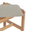  Epoch Bænk Sand/Natur fra Hübsch Interiør i MDF, Egetræsfiner, Egetræ, Polyester (100%) (Varenr: 882029)
