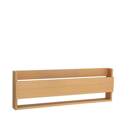  Gap Magasinholder Natur fra Hübsch Interiør i MDF, Egetræsfiner (Varenr: 882032)