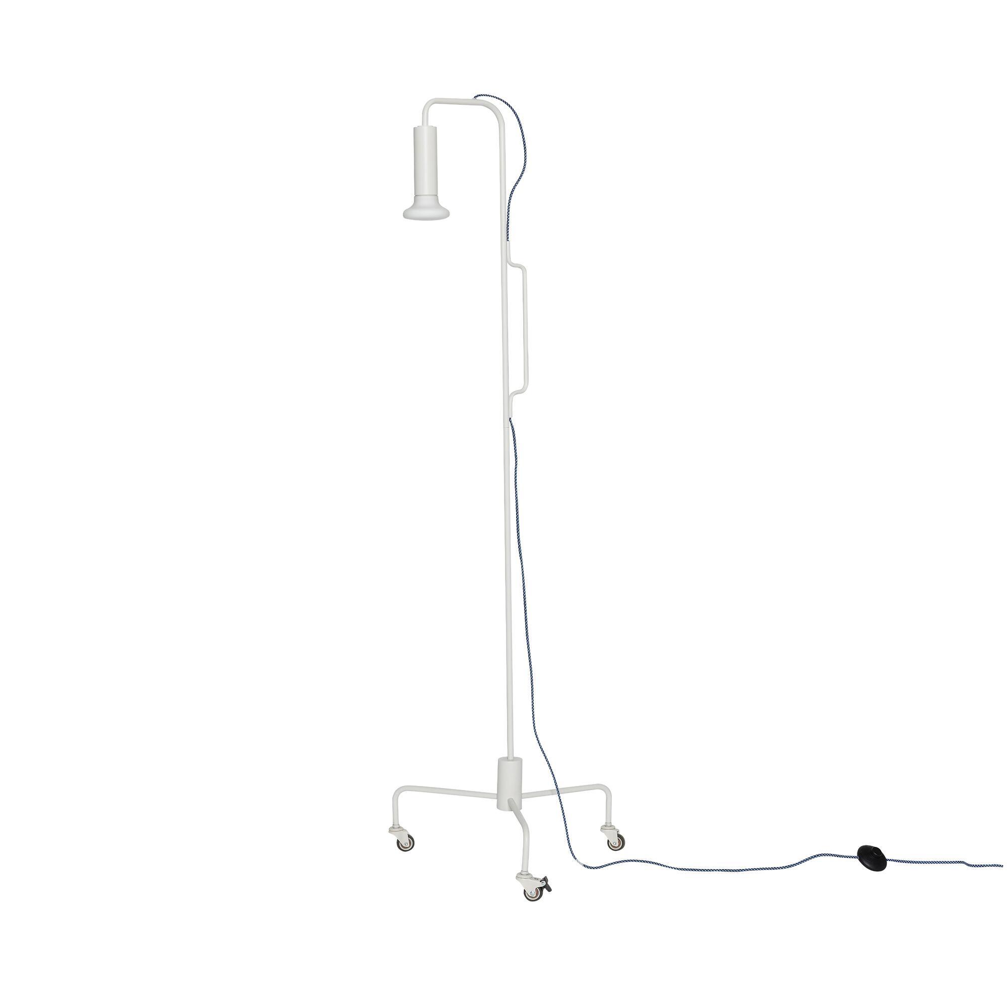  Ido Gulvlampe Lysegrå fra Hübsch Interiør i Glas, Jern (Varenr: 962001)