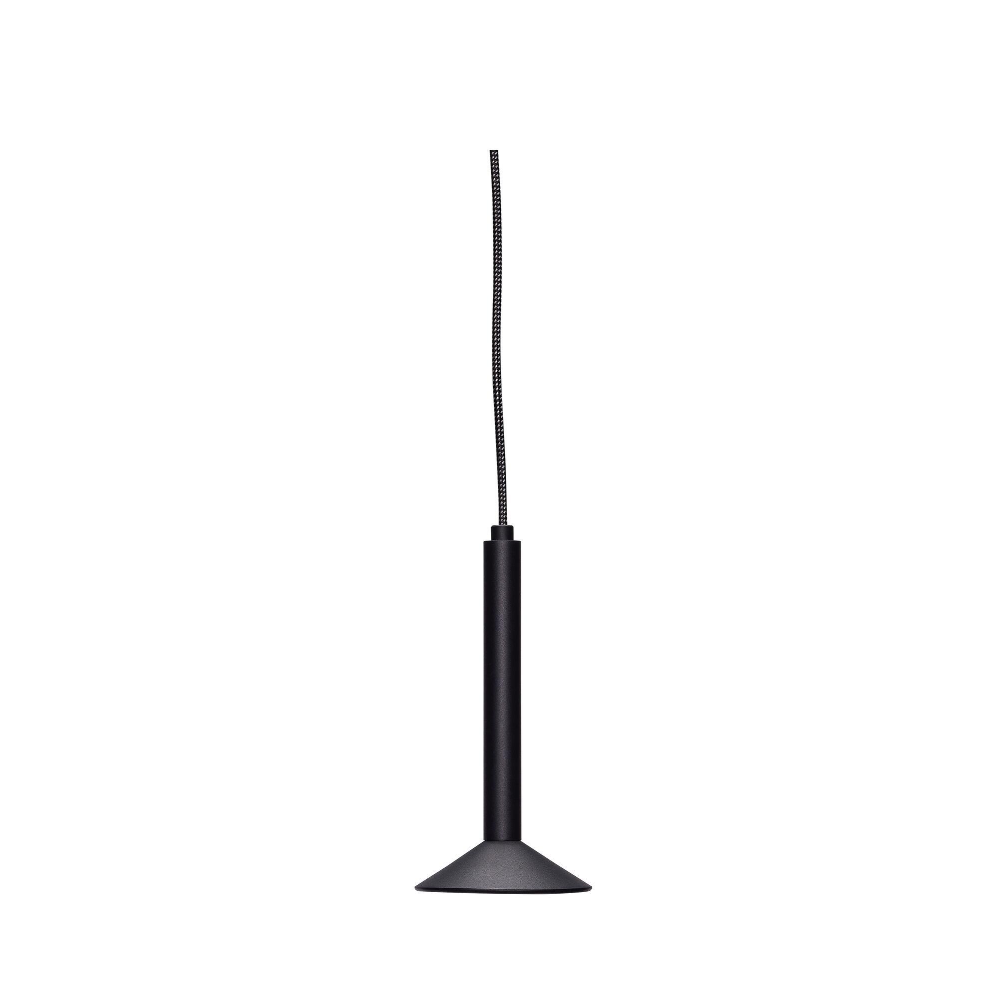  Chromatic Pendel Sort fra Hübsch Interiør i Jern, Polycarbonat (Varenr: 962005)