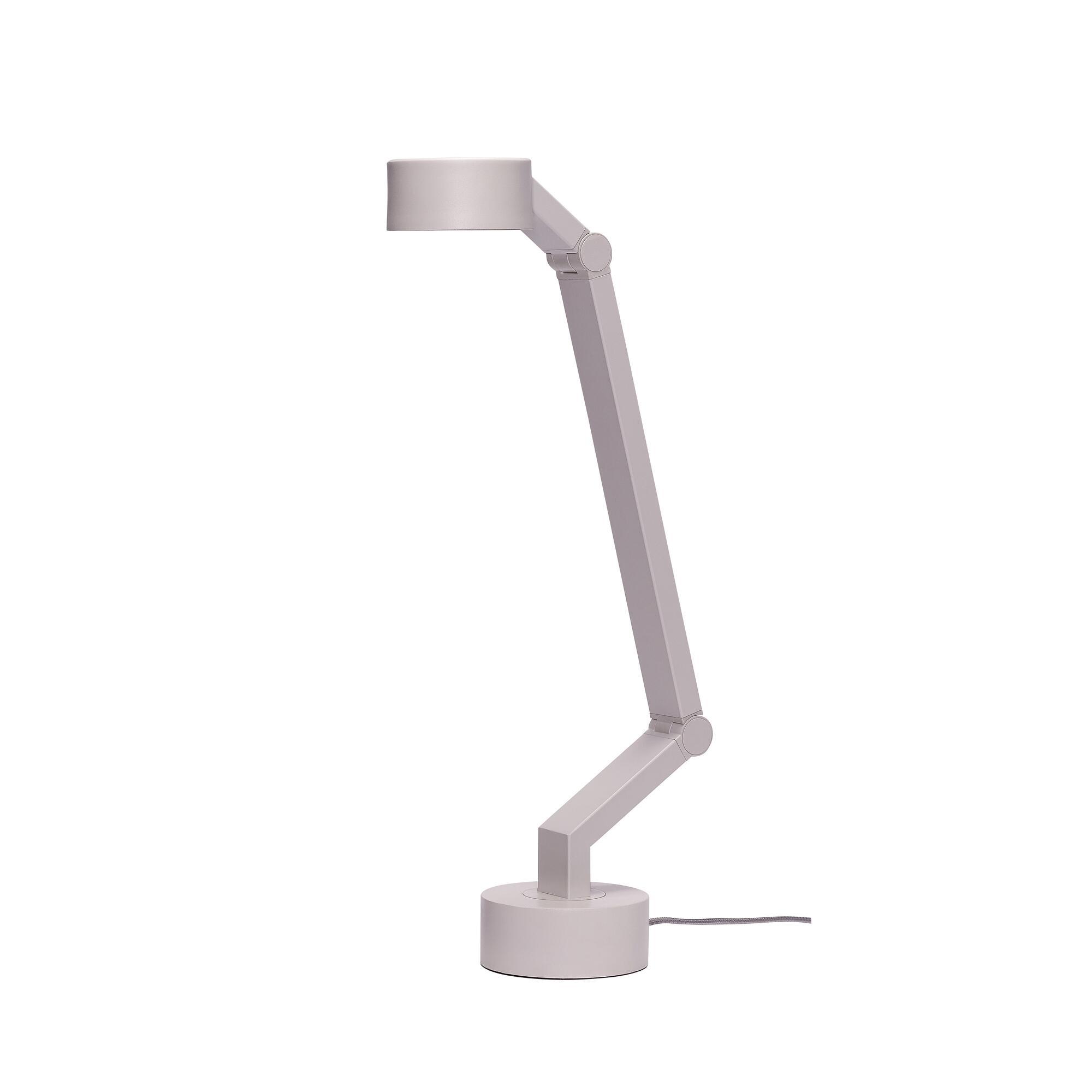  Verve Bordlampe Lysegrå fra Hübsch Interiør i Jern, Polycarbonat (Varenr: 962011)