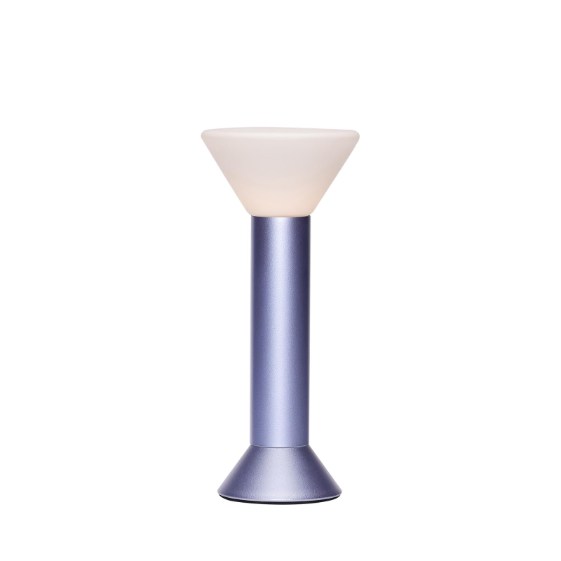 Flash Transportabel Lampe Metallic Purple billede