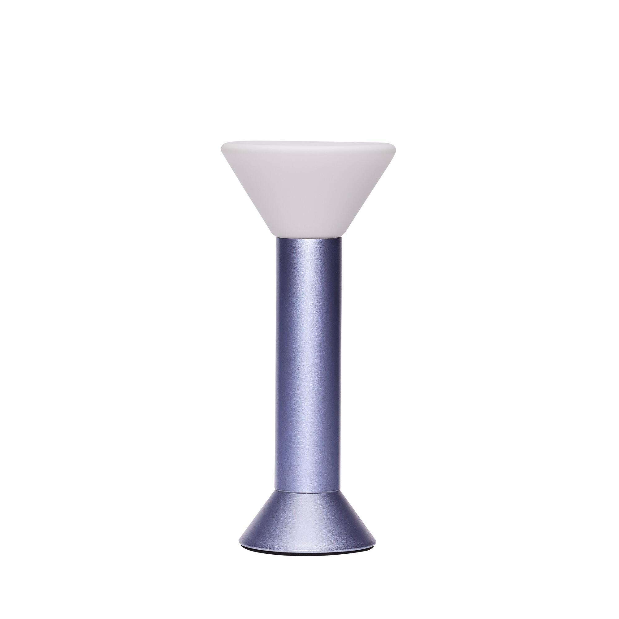  Flash Transportabel Lampe Metallic Purple fra Hübsch Interiør i Glas, Jern (Varenr: 962012)