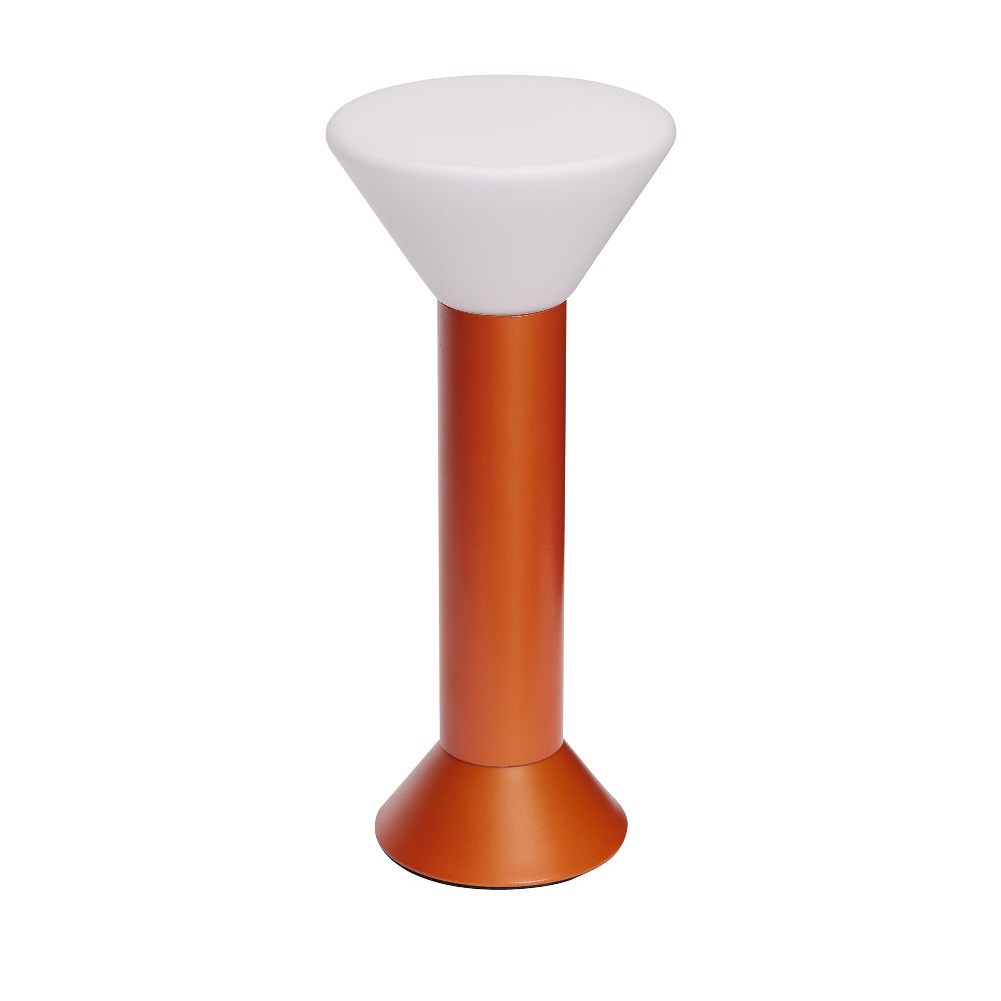  Flash Transportabel Lampe Metallic Orange fra Hübsch Interiør i Glas, Jern (Varenr: 962013)